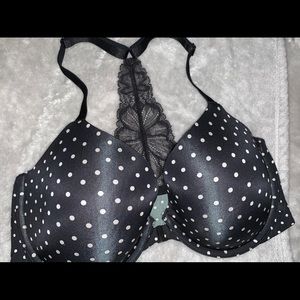 Black and white racerback body by VS bra